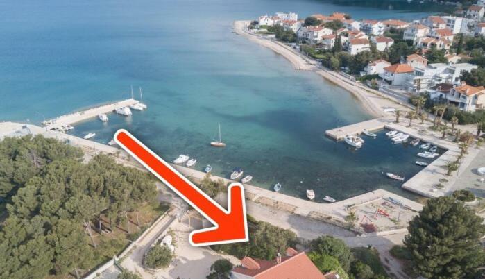 Relaxing Whole Top Floor Apartment By The Sea Žaborić Exterior foto